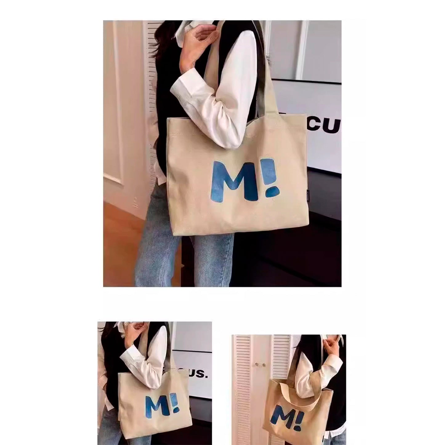 Nelipo canvas shopping bags
