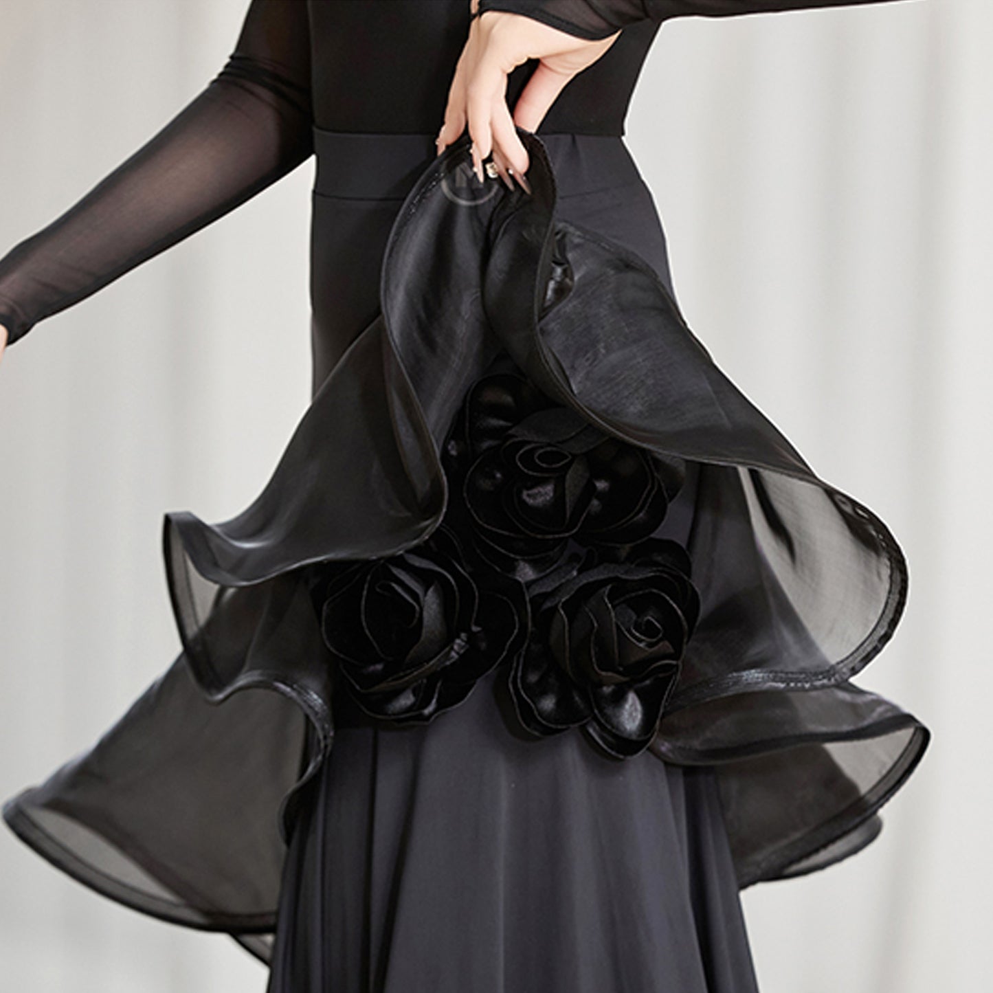 Nelipo Ballroom dancing uniforms Eltz ballroom dance skirt two-piece