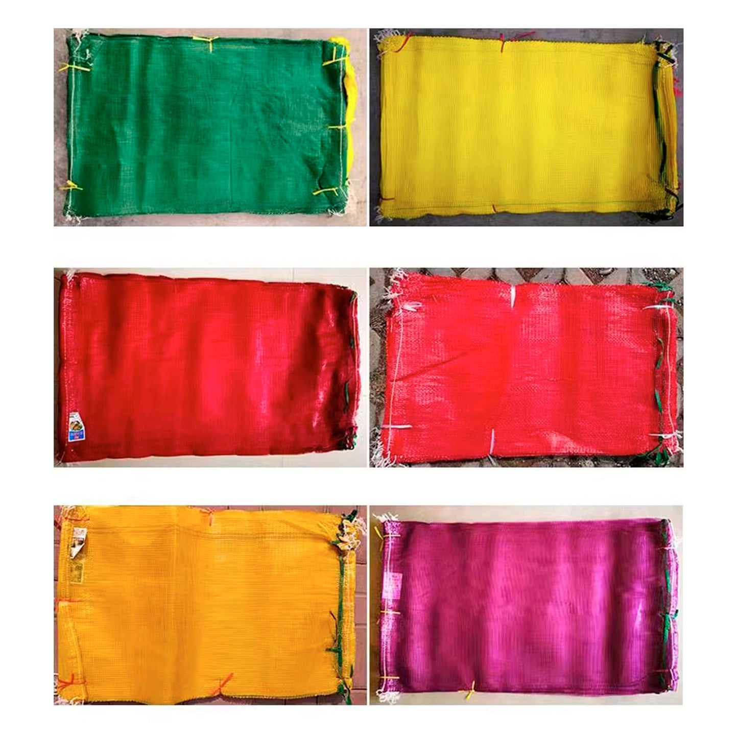 Nelipo reusable textile produce bags to carry produce from grocery stores and farmer's markets