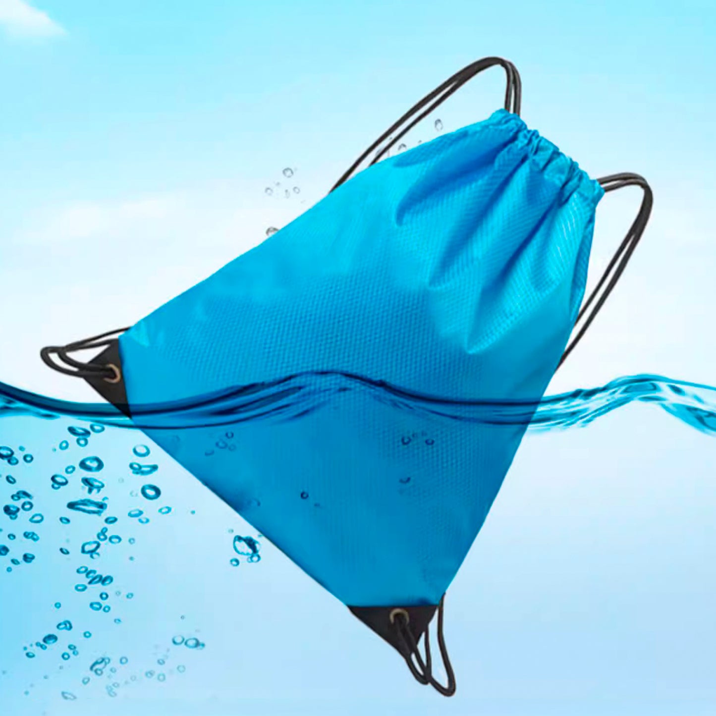 Nelipo sack packs, namely, drawstring bags used as backpacks