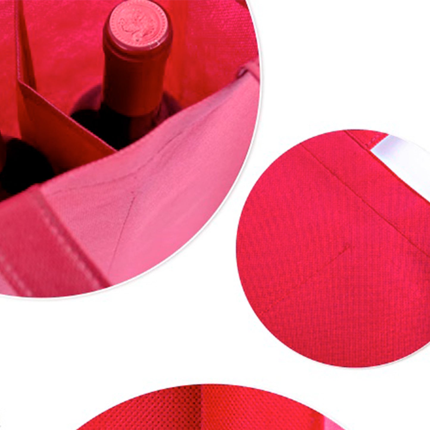 Nelipo wine bags with handles for carrying or holding wine