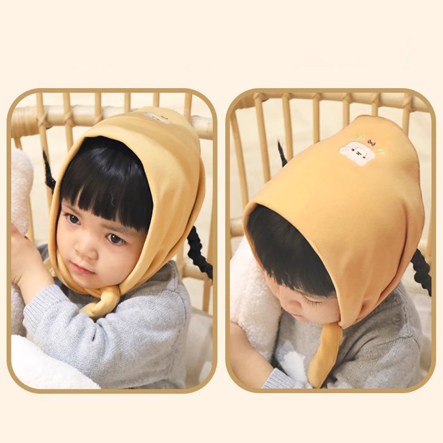 Nelipo Baby triangle scarf children's autumn and winter warm windproof scarf