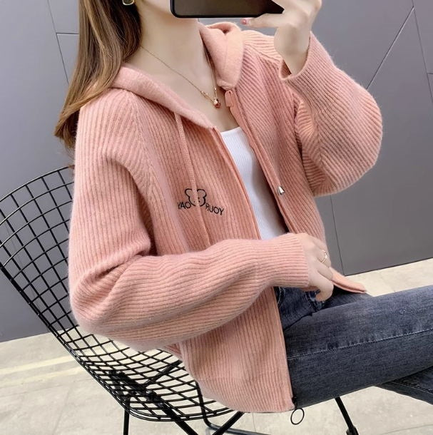 Nelipo Women's Knit jackets, large size, solid color