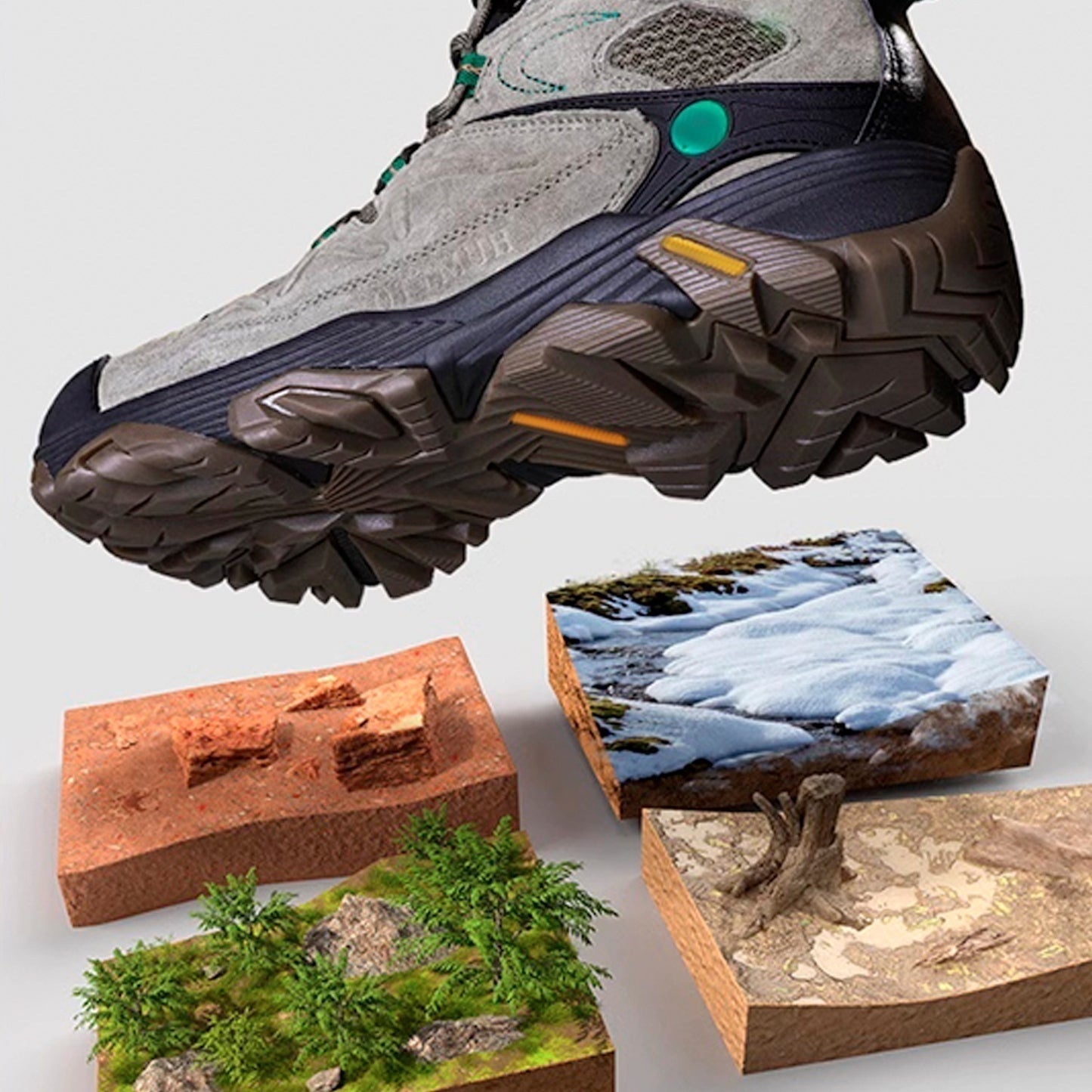 Nelipo Women's outdoor sports waterproof and non-slip Mountaineering shoes